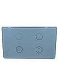 4 Gang Smart Switch Cover - Silver