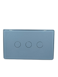 3 Gang Smart Switch Cover - Silver