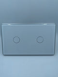 2 Gang Smart Switch Cover - Silver