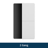 Zemismart 2 Gang Zigbee Smart Dimmer Switch - Physical Press Button - WHITE Vertical Australian Certified RCM