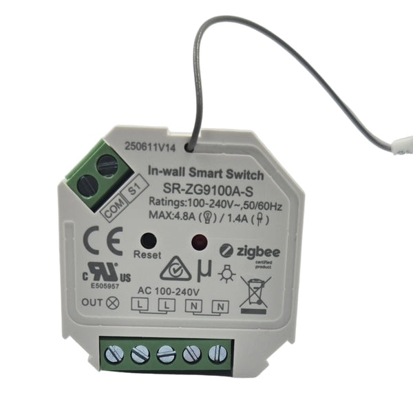 Zigbee In Wall Switch Puk Module Smart Switch 1 Gang - Australian Cert ...