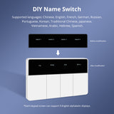 Zemismart 3 Gang Zigbee Smart Dimmer Switch - Physical Press Button - WHITE Vertical Australian Certified RCM