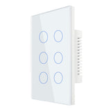 1-6 Gang ZIGBEE Smart Switch ENDURE RANGE Multi Colour Glass Smart Switch -  SAA Approved for Australia (Black Or White)