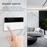 Zemismart 3 Gang Zigbee Smart Dimmer Switch - Physical Press Button - WHITE Vertical Australian Certified RCM
