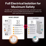 Sonoff Zibee 32A Din Rail Switchboard Mount Smart Switch for Hot Water & AC Circuits - AUSTRALIAN CERTIFIED