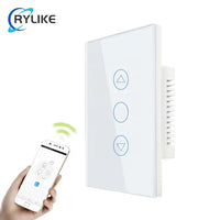 WIFI Smart Fan Controller Glass Switch - SAA Approved for Australia (Black Or White)