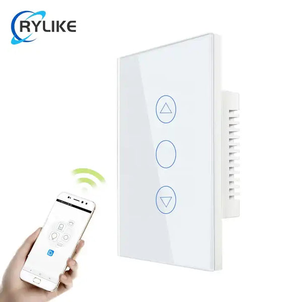 WIFI Smart Fan Controller Glass Switch - SAA Approved for Australia (Black Or White)