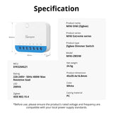 Sonoff Zigbee Mini Dimmer Switch RCM Australian Certified Version MINI-ZBDIM