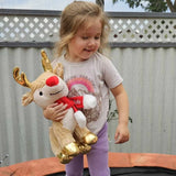 2025 Personalised Christmas Reindeer - Huggable Plush Toy