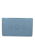 3 Gang Smart Switch Cover - Silver