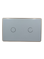 2 Gang Smart Switch Cover - Gold