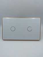 2 Gang Smart Switch Cover - Gold