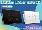 Zigbee 1 Gang Switch SUAVE Range WHITE with RGB Backlight - Australian SAA Certified