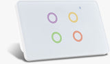 Zigbee 1 - 6 Gang Switch BLACK Range WHITE with RGB Backlight - Australian SAA Certified