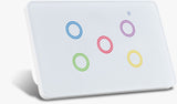 Zigbee 1 - 6 Gang Switch BLACK Range WHITE with RGB Backlight - Australian SAA Certified