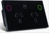 Zigbee Double GPO Powerpoint With USB C 20W WHITE - AUSTRALIAN CERTIFIED SSA (TREND)