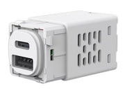 USB Type C & Type A 30 Series Mechanism Switch Mech - White