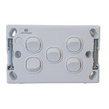 NLS 5 Gang Switch 10A Horizontal