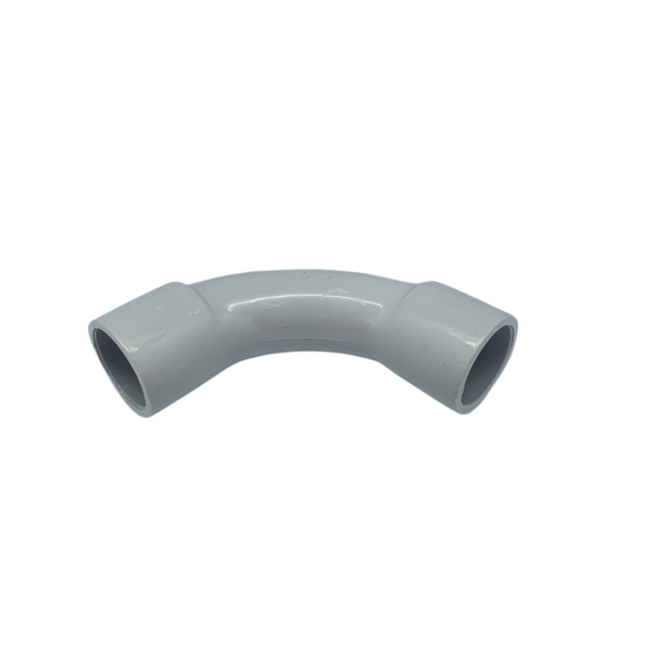 Grey MD Conduit Bend 90 Degrees 20mm (72mm length)