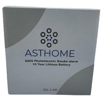 Asthome 240V Photoelectric Smoke Alarm with 10 year Lithium Battery – Interconnect – Australian Standards Approved